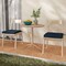 Set of 2 Square Waterproof Seat Chair Cushions Perfect for Dining Chairs or Patio Chairs